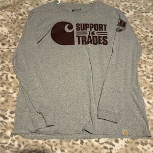 Carhartt Gray Long Sleeve Shirt